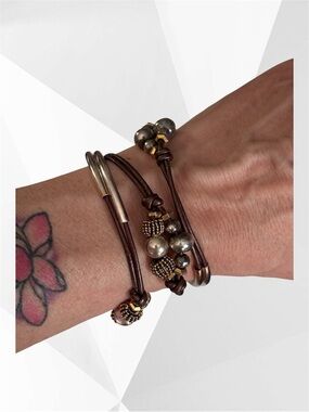 🌼VTG Lizzy James Multi Media Wrap Bracelet